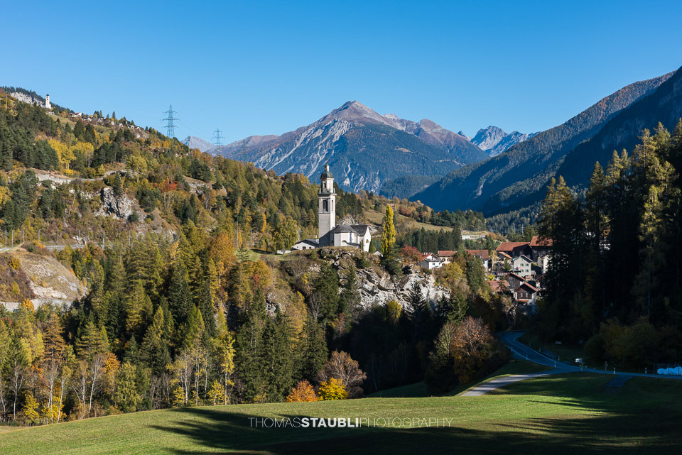 Tiefencastel im Herbst