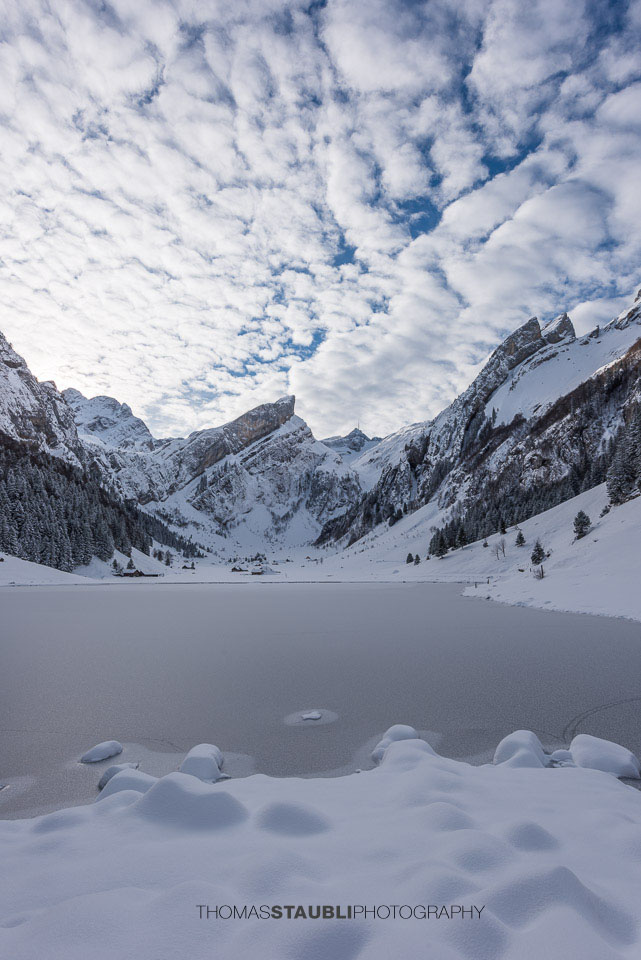 Winterruhe am Seealpsee im Alpstein