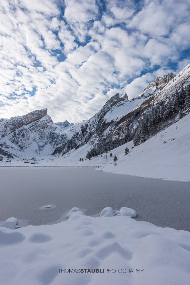 Winterruhe am Seealpsee im Alpstein