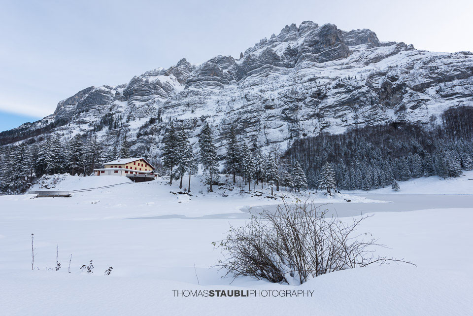 Winterruhe am Seealpsee im Alpstein