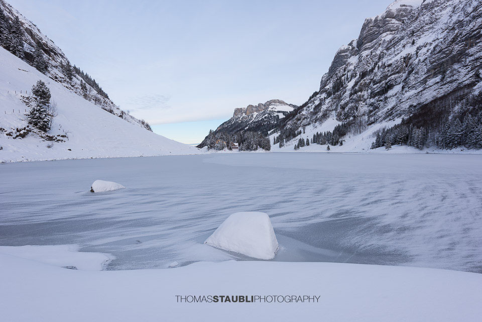 Winterruhe am Seealpsee im Alpstein