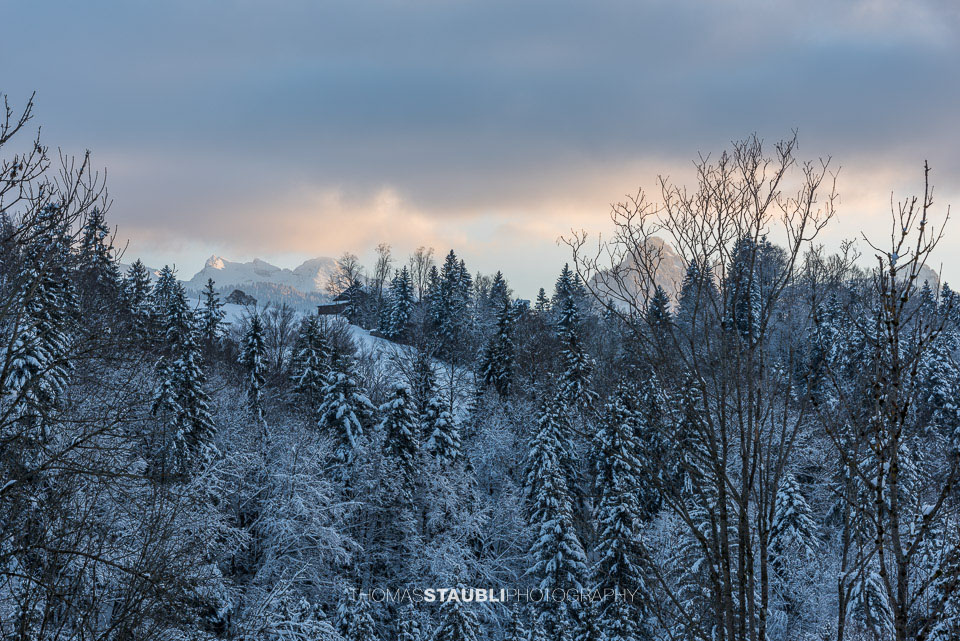 Abendstimmung über dem Toggenburg