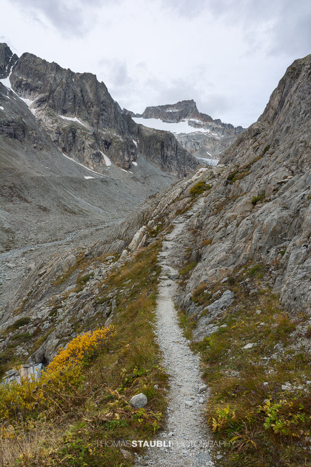 Weg zum Bächligletscher