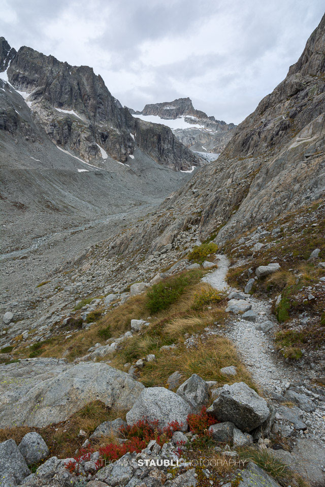 Weg zum Bächligletscher