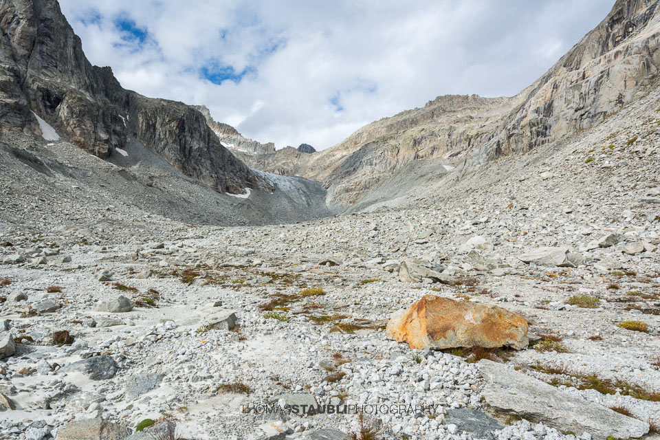 das Vorfeld des Bächligletschers
