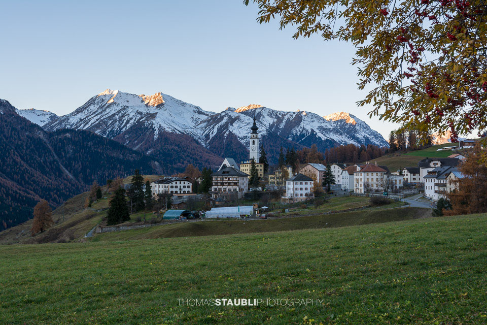 Herbstmorgen in Ftan