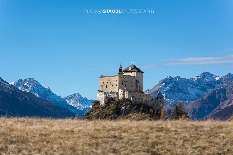 das Schloss Tarasp im Unterengadin