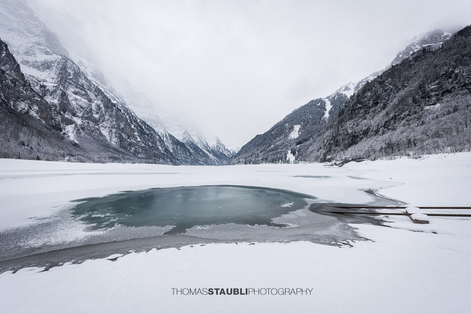 Winterimpressionen am Klöntalersee