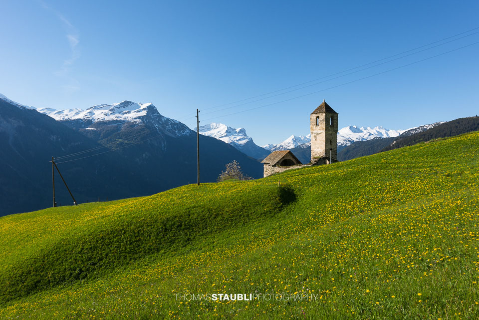 die Ruinen der Antoniuskirche Mathon