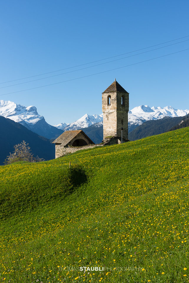 die Ruinen der Antoniuskirche Mathon