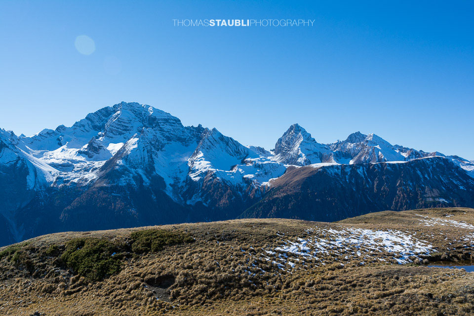 Blick Richtung Piz Ela und Tinzenhorn