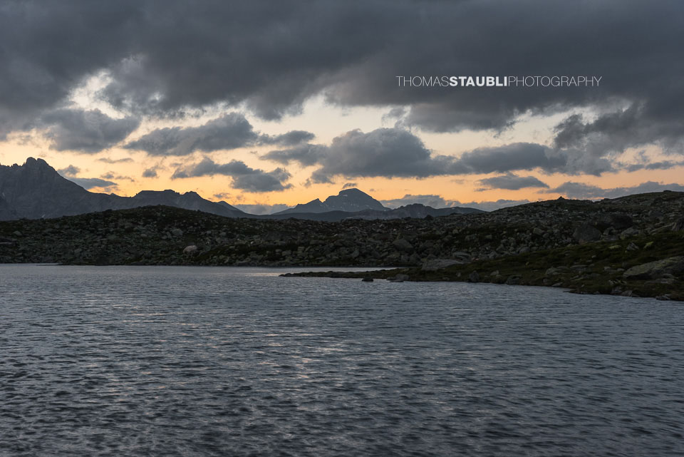 Gewitterstimmung über dem Rheinwald