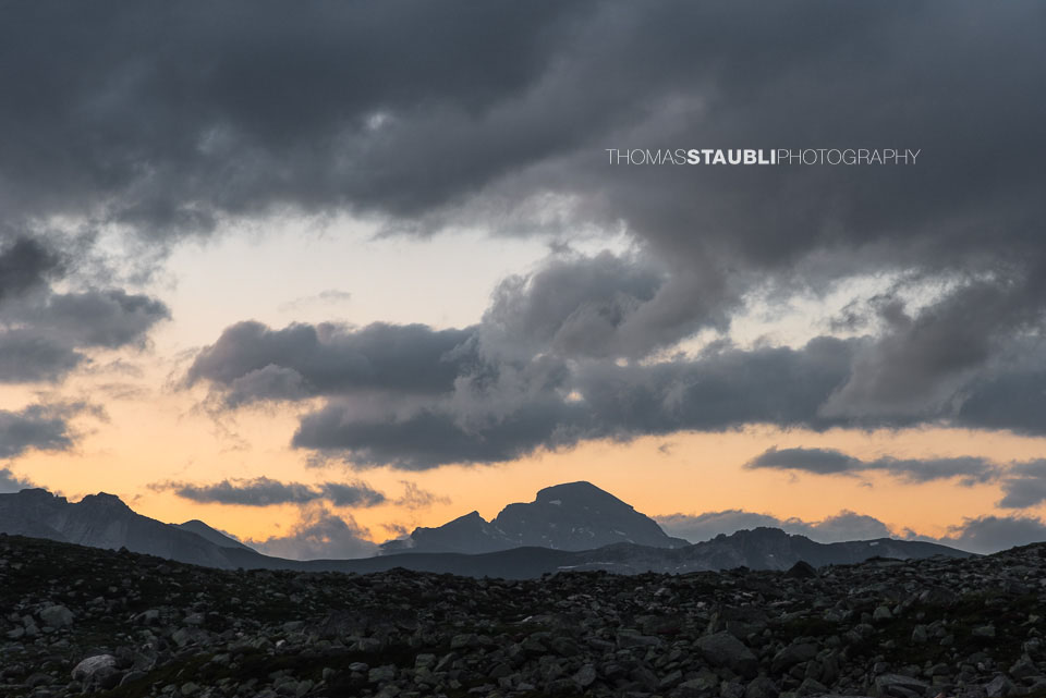 Gewitterstimmung über dem Piz Beverin