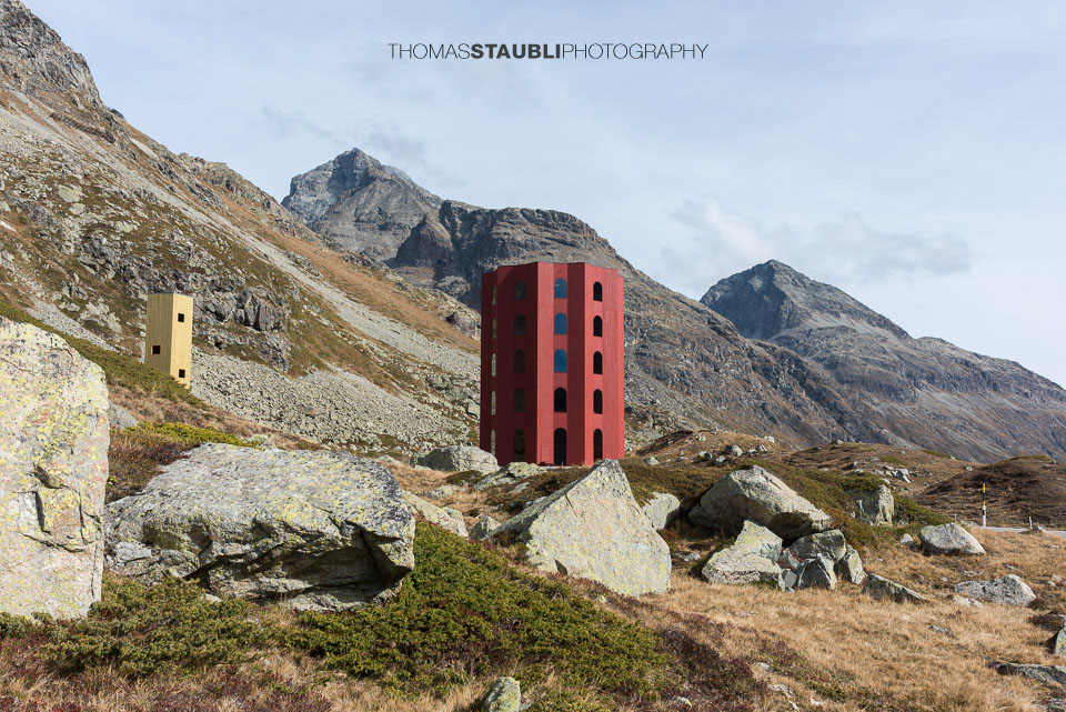 Origen-Turm auf dem Julierpass
