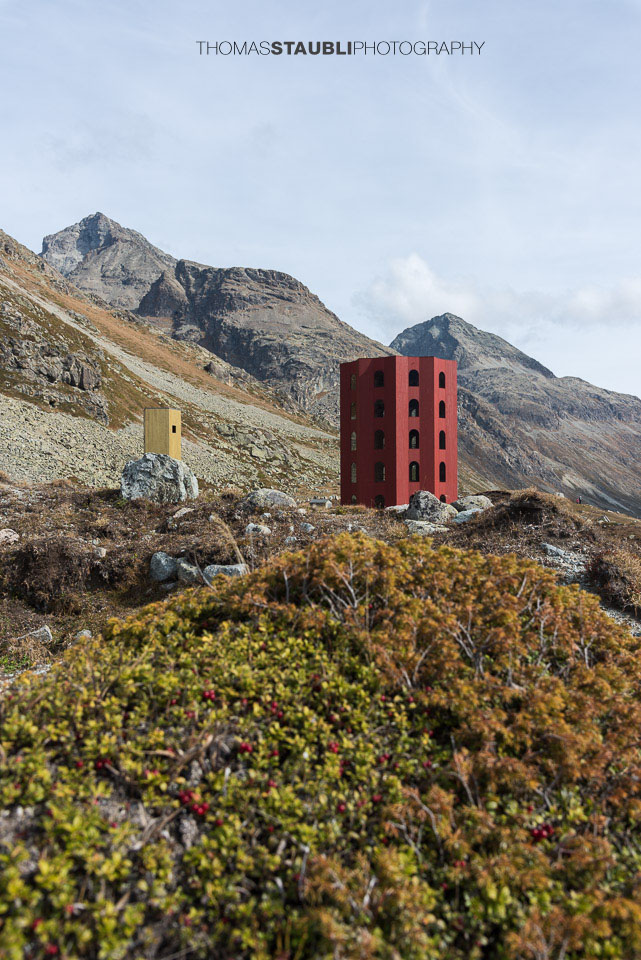 Origen-Turm auf dem Julierpass