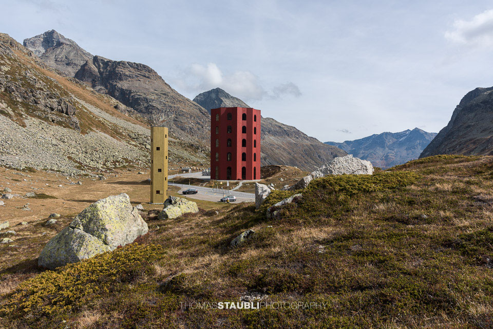 Origen-Turm auf dem Julierpass