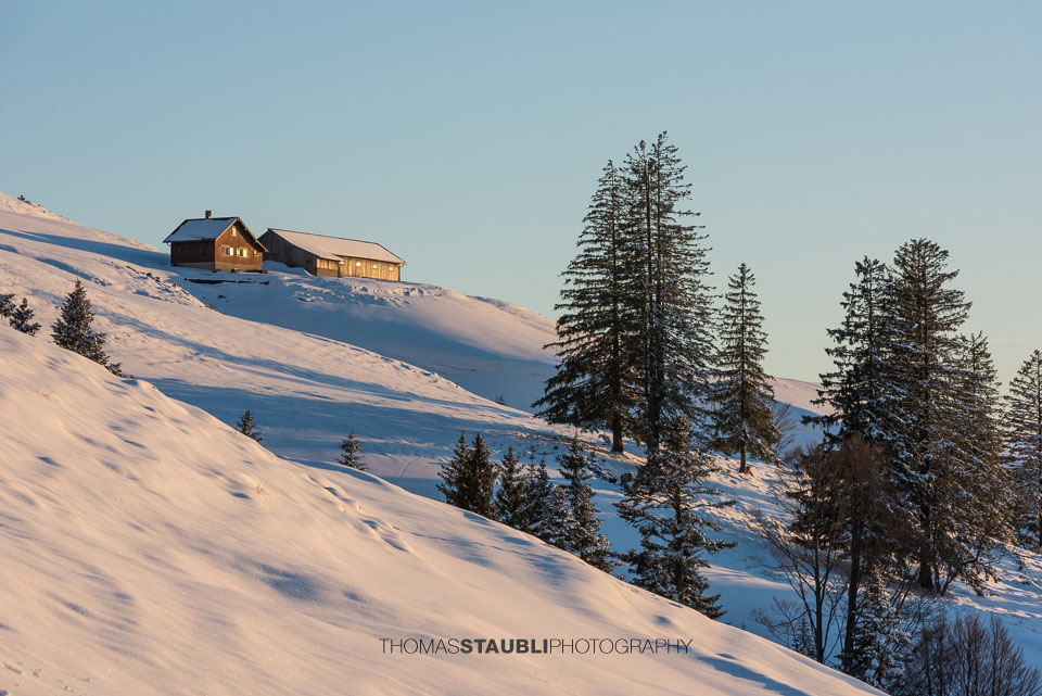 Abenddämmerung über der Hochalp