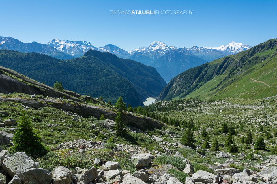 Blick zurück zur Belap