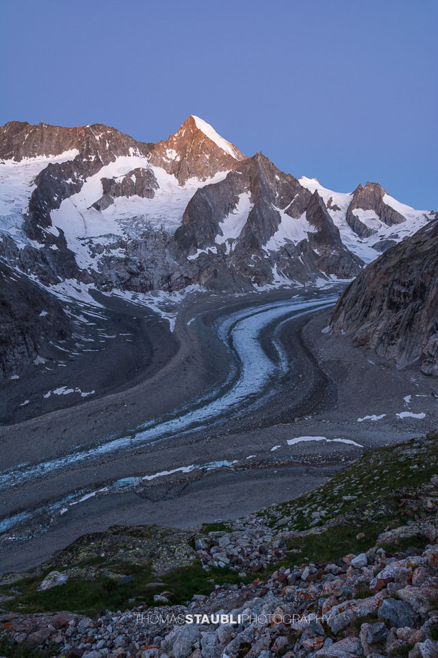 Blick auf den Beichgletscher