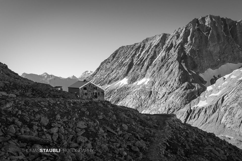 Morgenstimmung auf der Oberaletschhütte