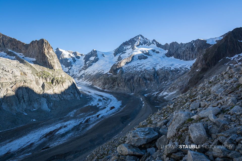 Aletschhorn und Oberaletschgletscher