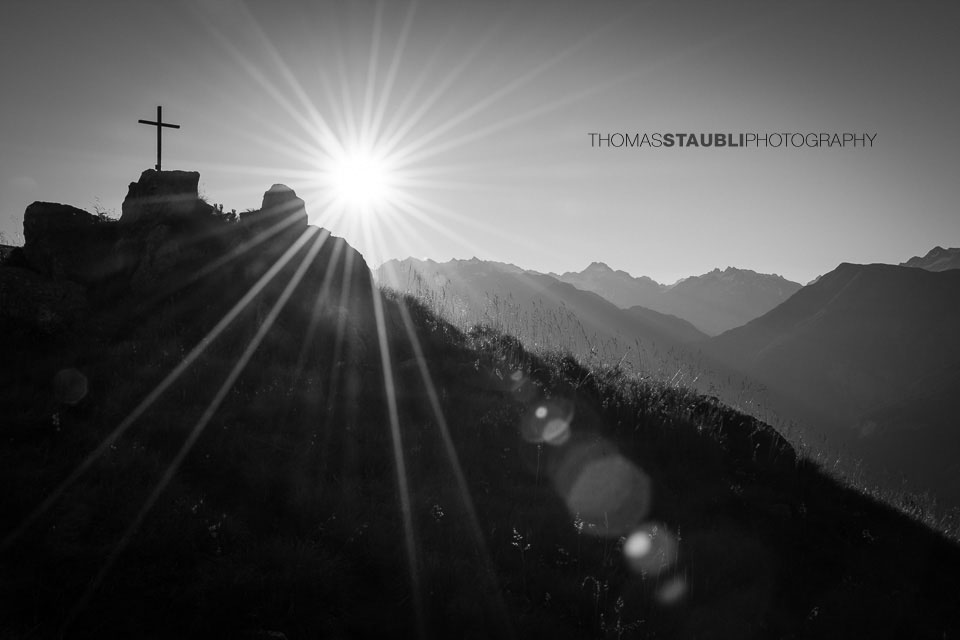 Sonnenaufgang auf dem Riederhorn