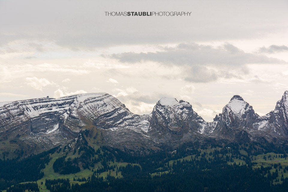 Die Churfisten mit Chäserrugg, Hinterrugg, Schibenstoll und Zuestoll