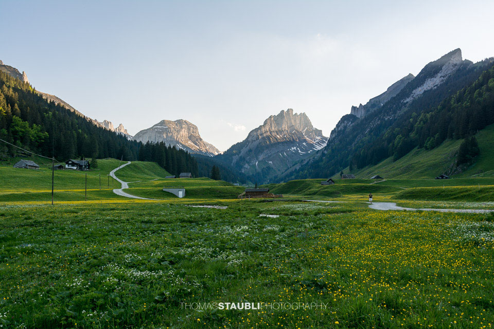 Abenddämmerung im Alpstein