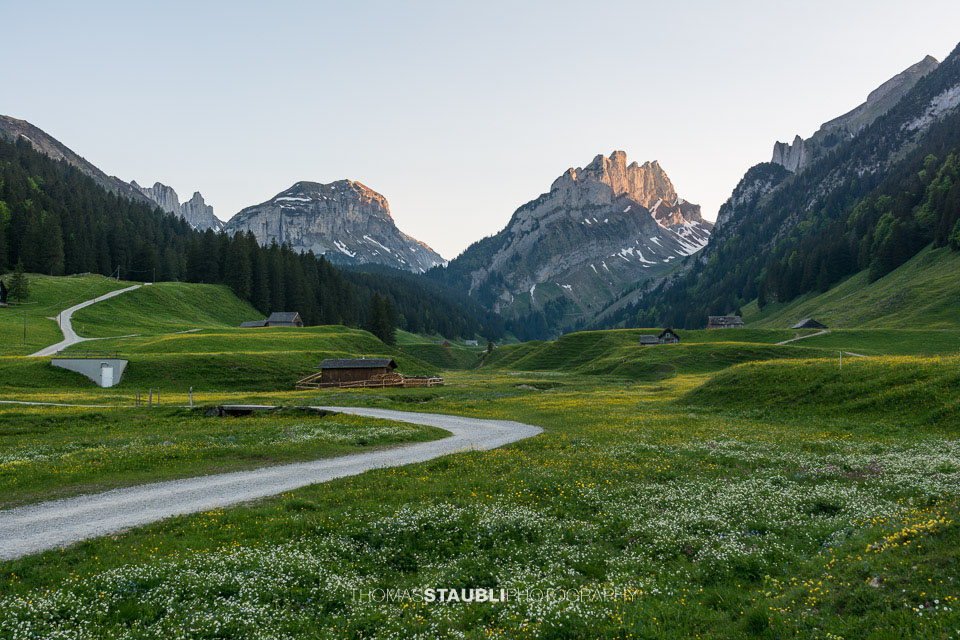 Abenddämmerung im Alpstein