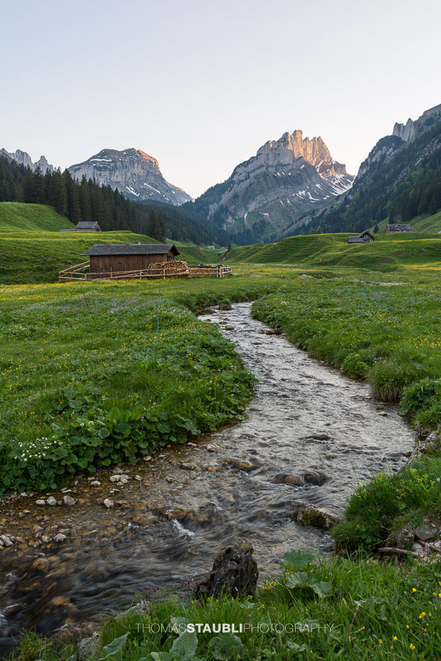 Abenddämmerung im Alpstein