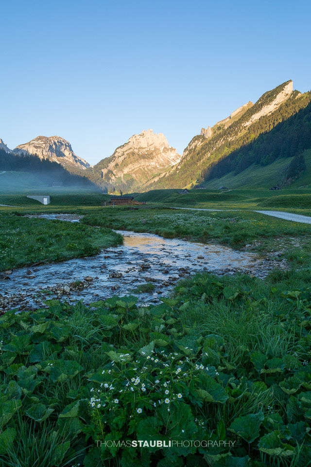 Blick vom Appenzeller Sämtis Richtung Hundstein