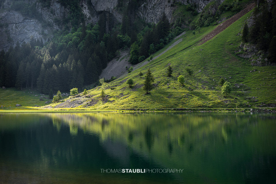 Licht und Schatten am Seealpsee