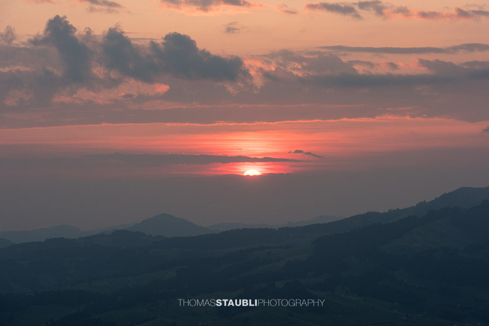 Sonnenaufgang auf dem Tanzboden