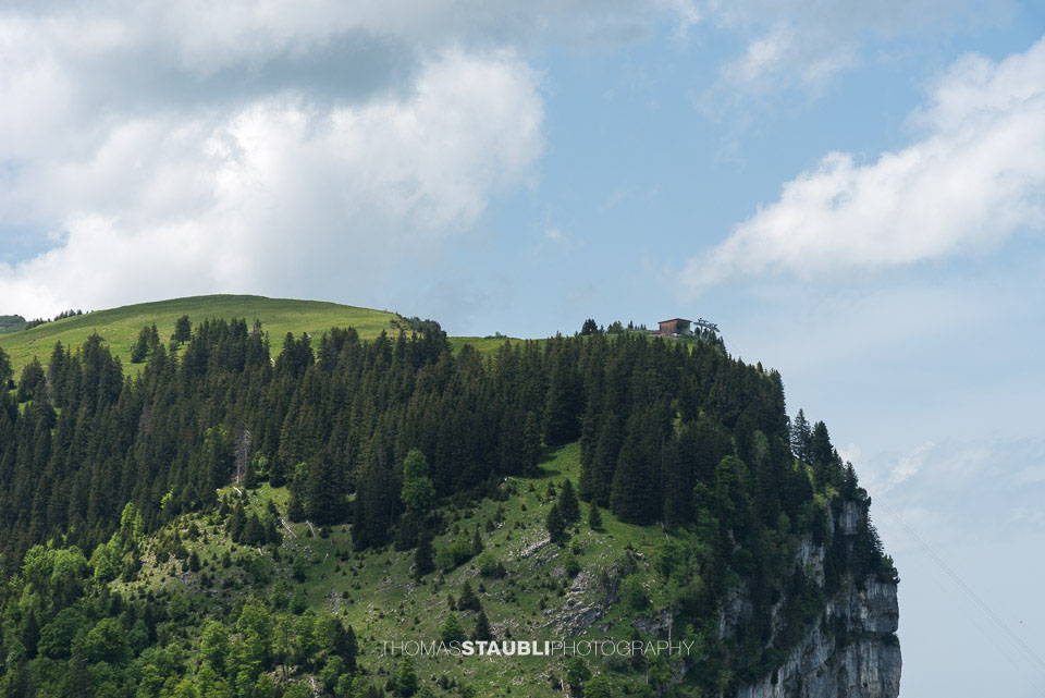 Luftseilbahn auf die Alp Sigel