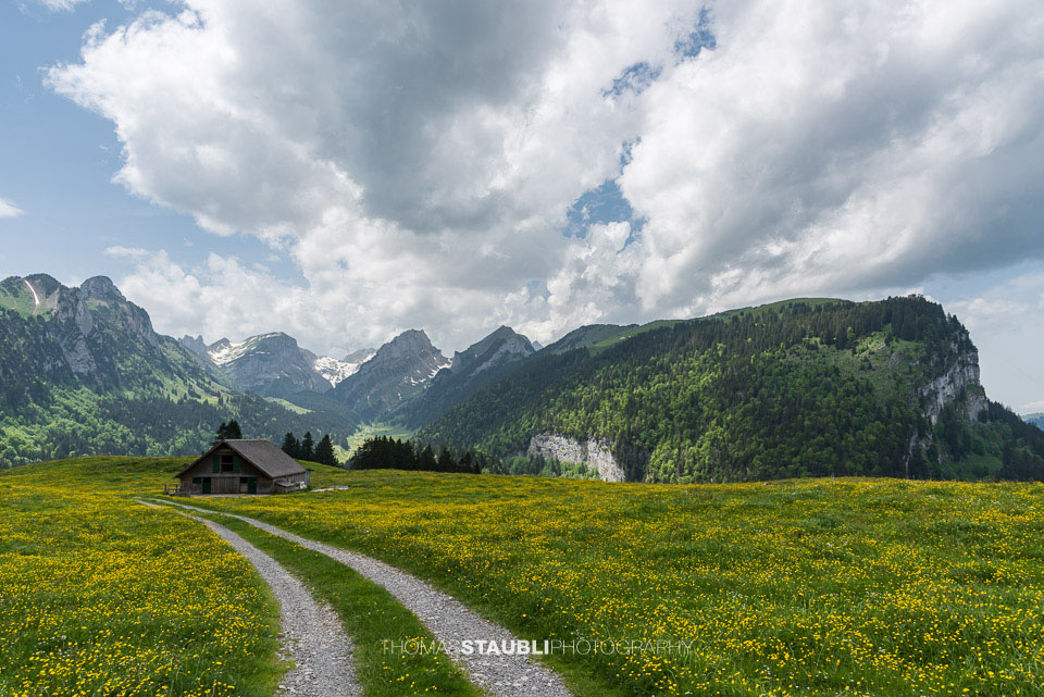 Gewitterwolken über dem Alpstein