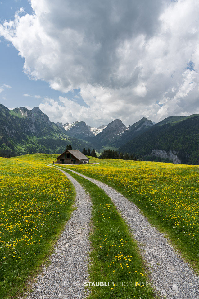 Gewitterwolken über dem Alpstein