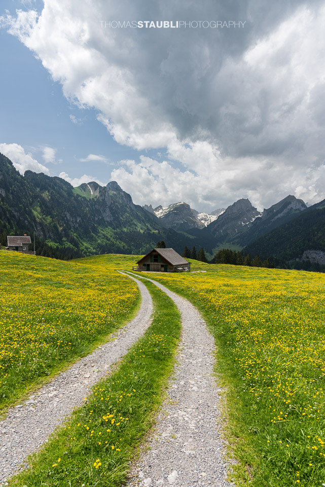 Gewitterwolken über dem Alpstein