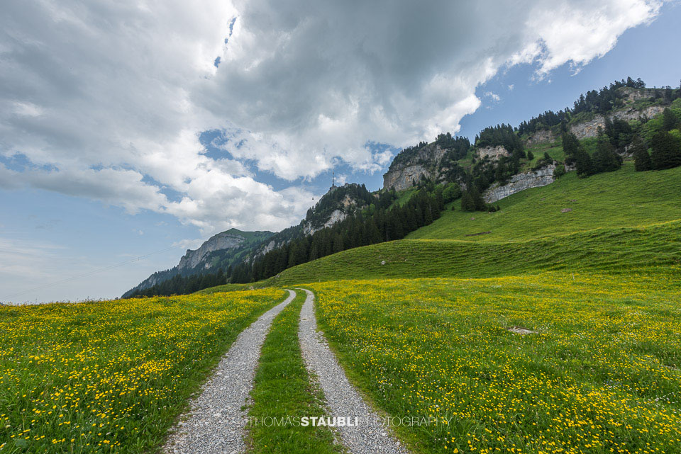 Gewitterwolken über dem Alpstein