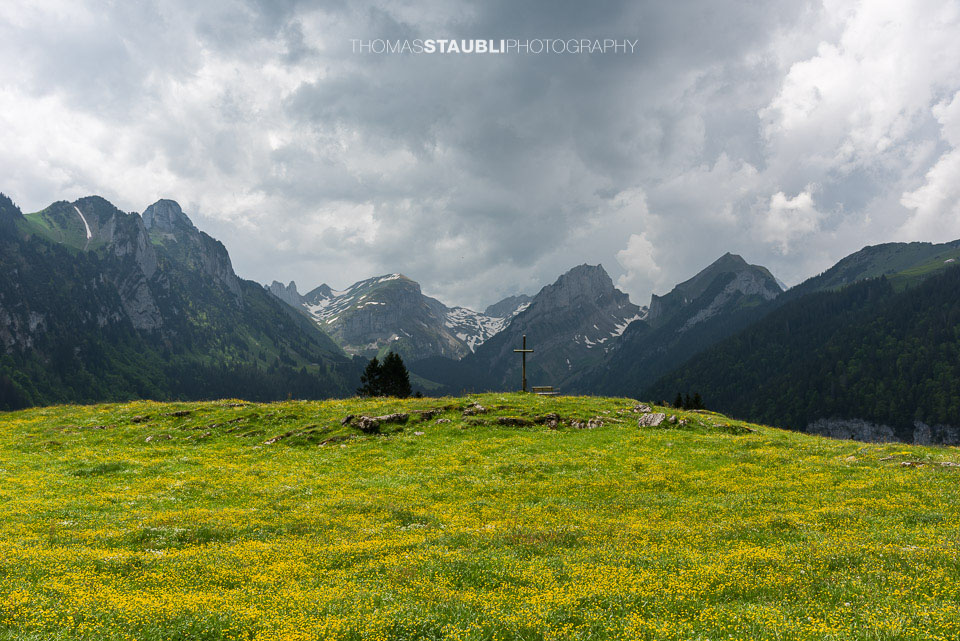Gewitterwolken über dem Alpstein