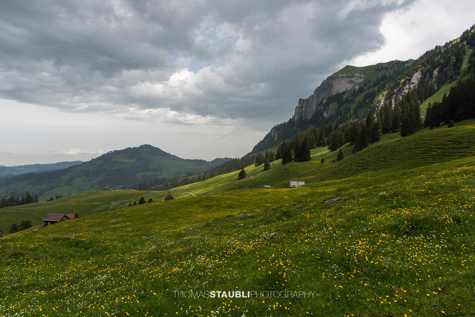 Gewitterwolken über dem Alpstein
