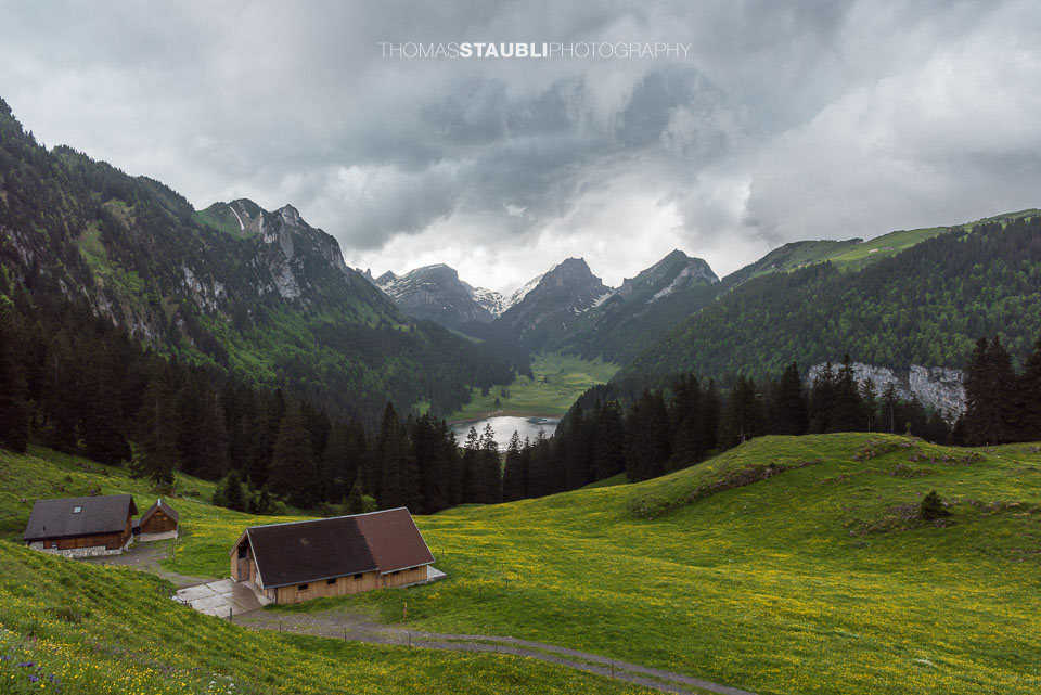 Gewitterwolken über dem Alpstein