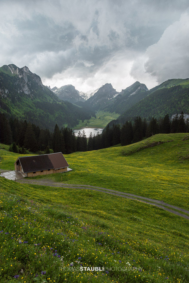 Gewitterwolken über dem Alpstein