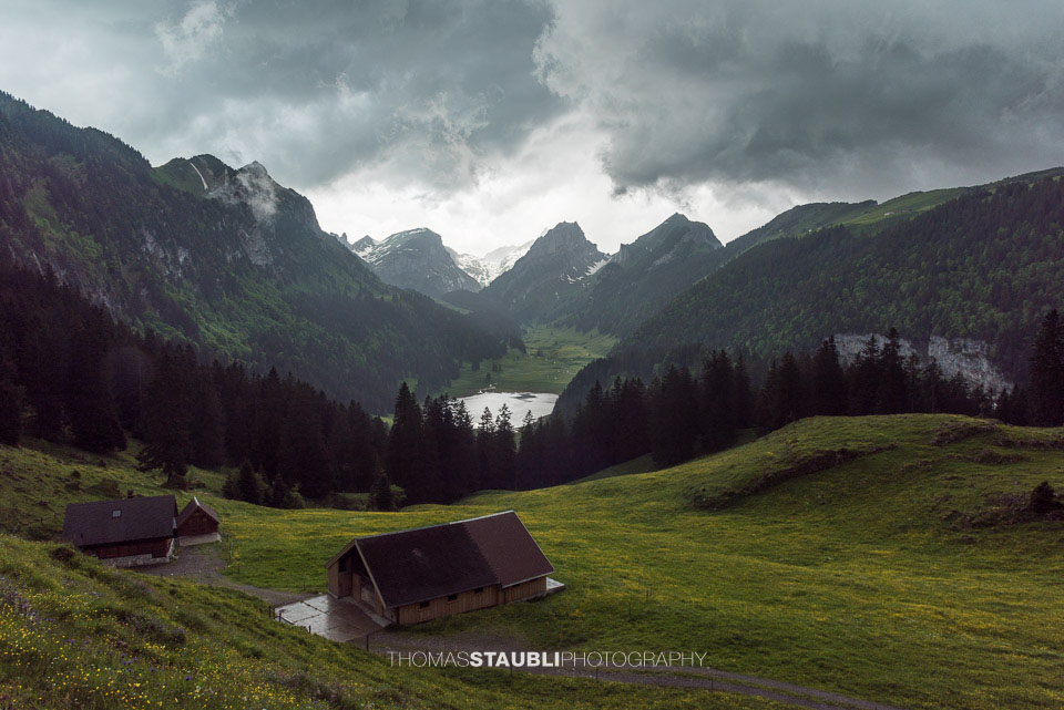 Gewitterwolken über dem Alpstein