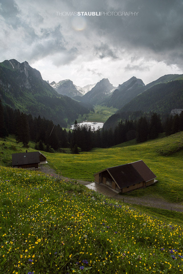 Gewitterwolken über dem Alpstein