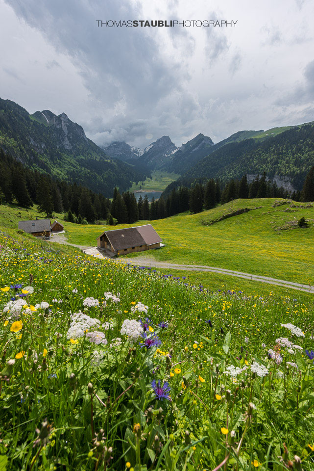 Gewitterwolken über dem Alpstein