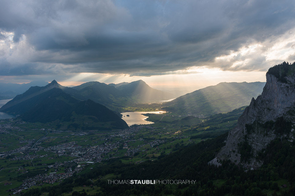 Wolkenhimmel über der Zentralschweiz