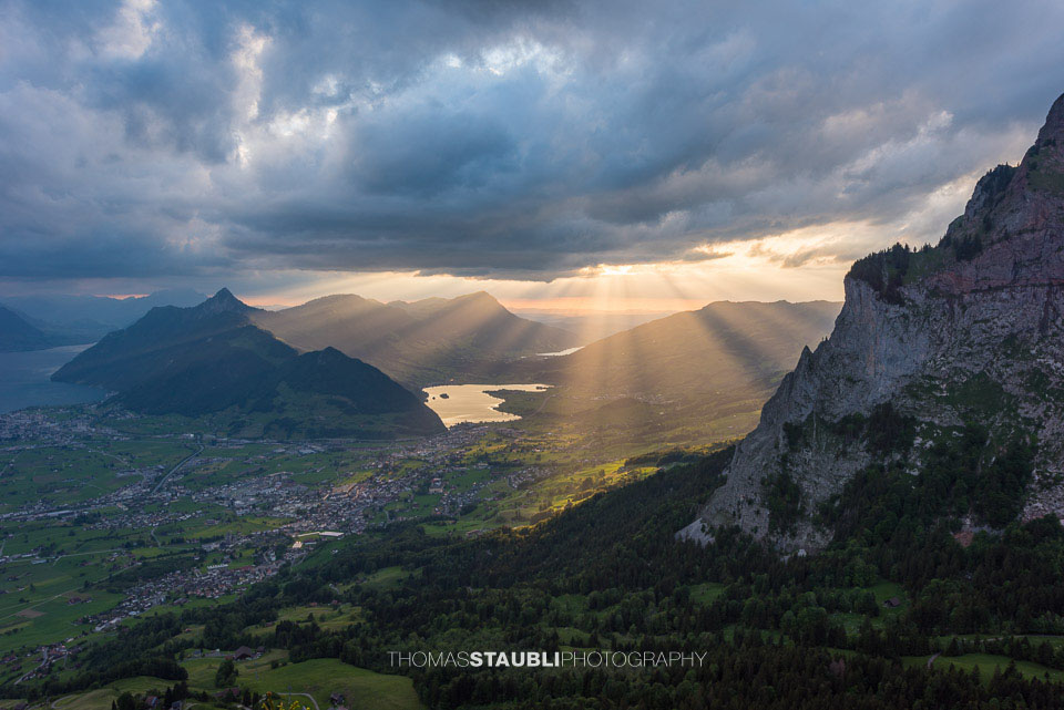 Wolkenhimmel über der Zentralschweiz