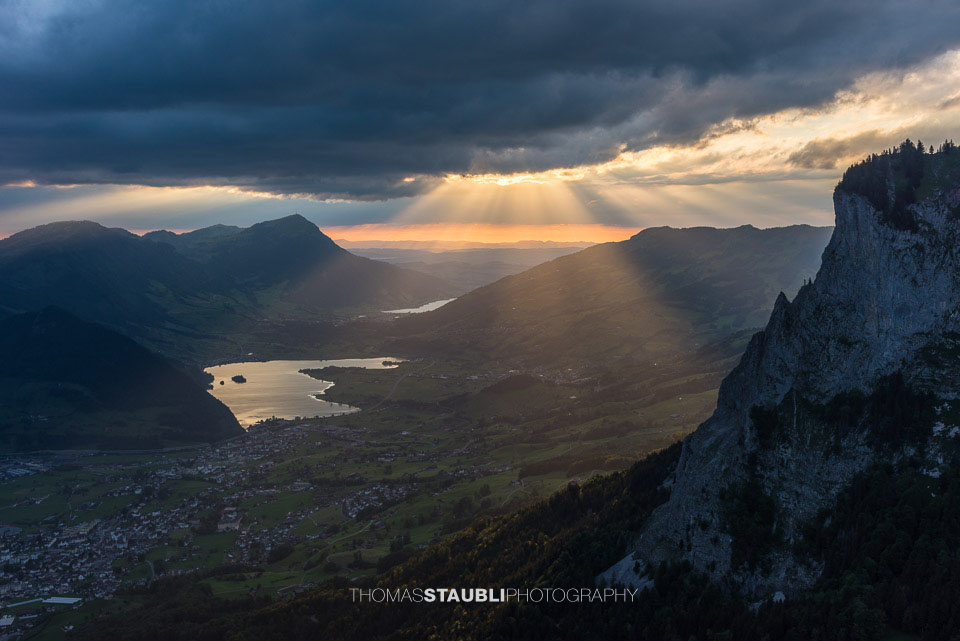 Wolkenhimmel über der Zentralschweiz