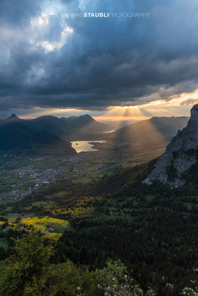 Wolkenhimmel über der Zentralschweiz