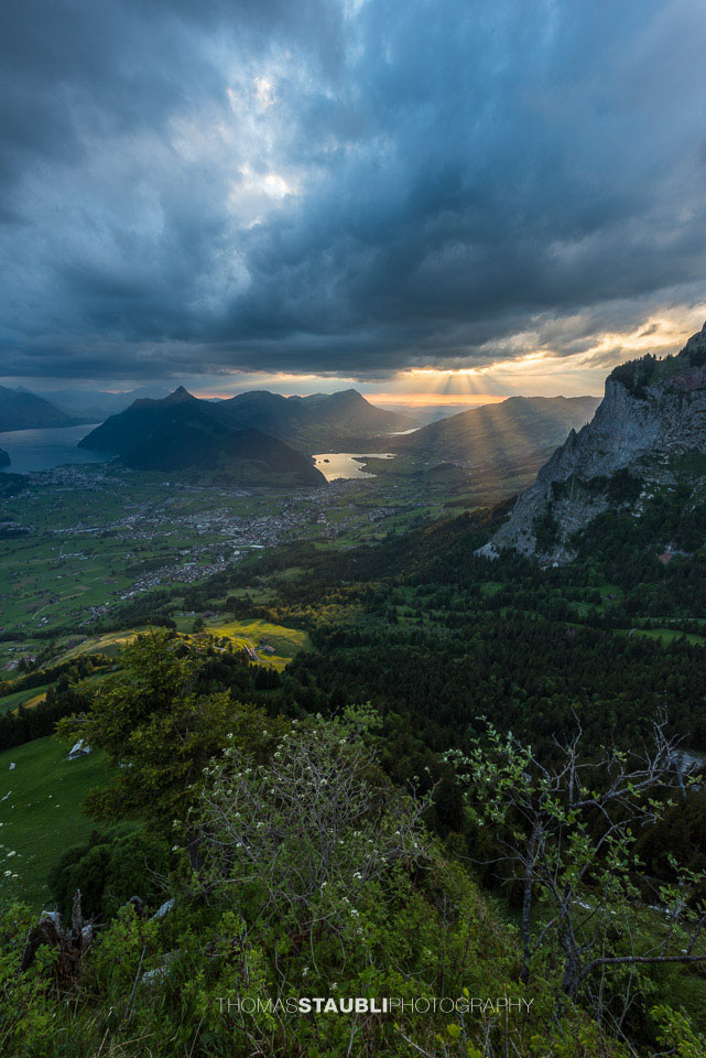 Wolkenhimmel über der Zentralschweiz